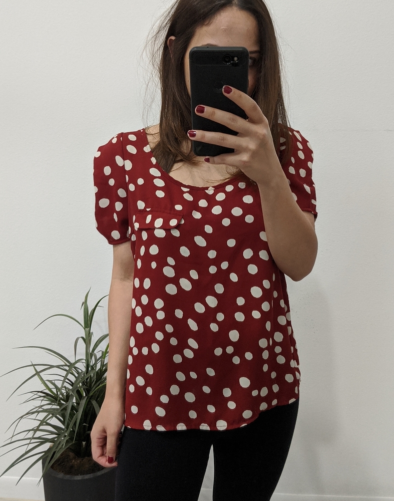 Polkadot Blouse XS
